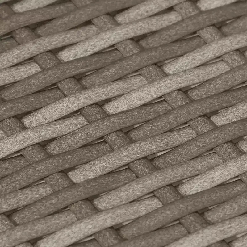 vidaXL Salon de jardin Gris Résine tressée Canapé de jardin modulable