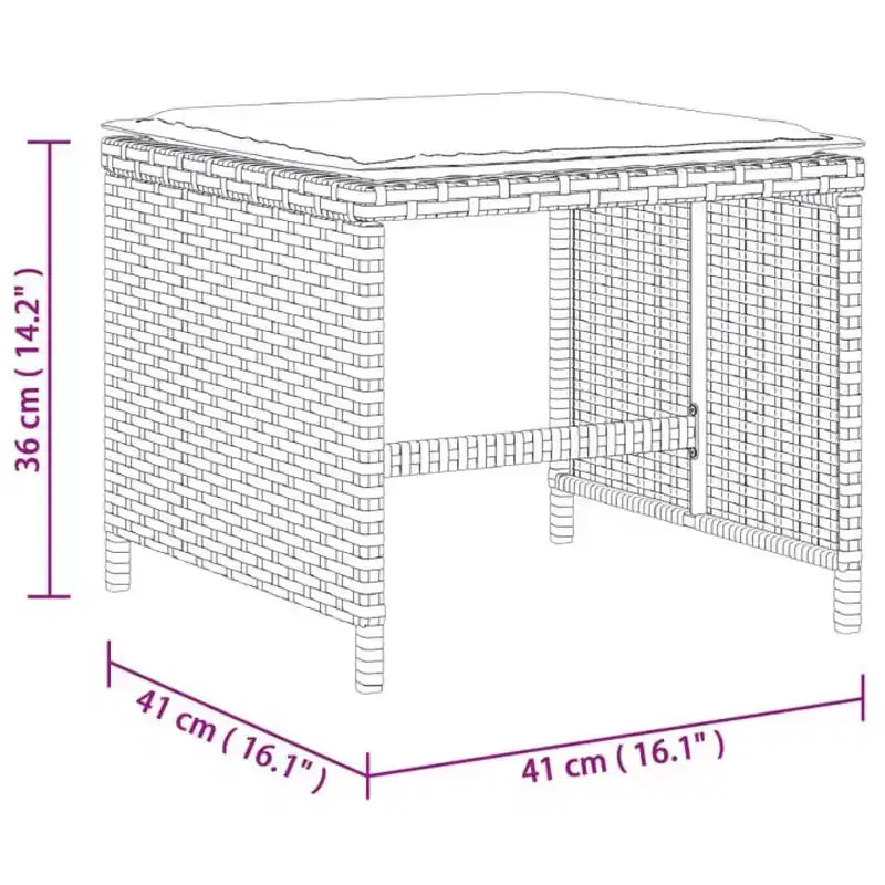 vidaXL Ensemble de salle à manger d'extérieur 8 pcs gris résine tressée grand pliable