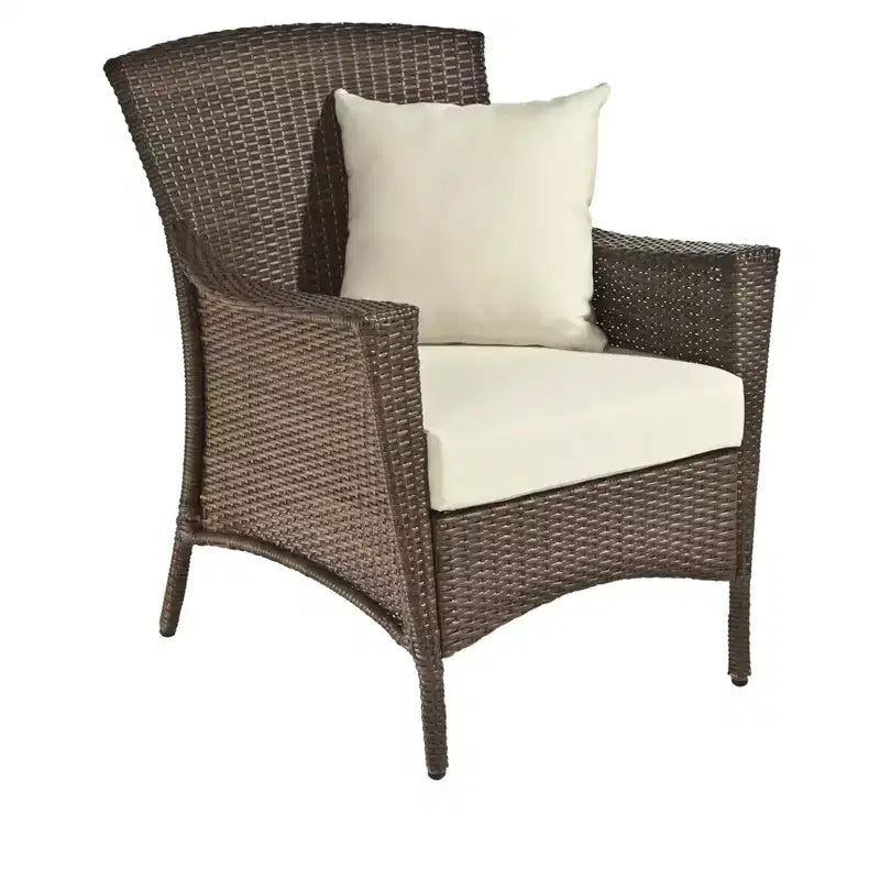 Jiallo Galleon Collection Ensemble mobilier de jardin et patio 3 pièces avec table