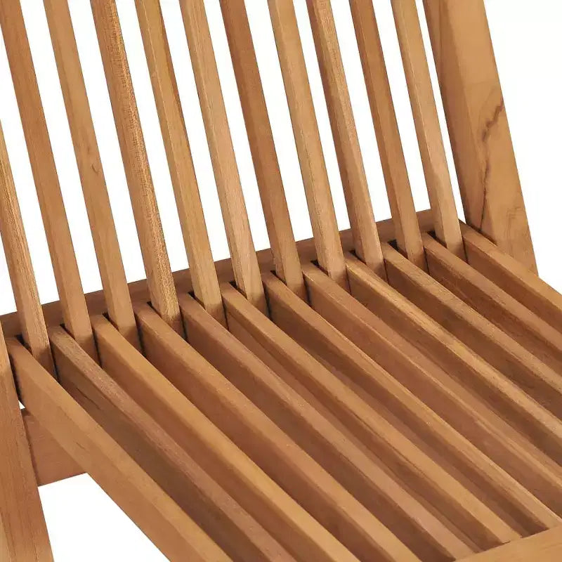 vidaXL Ensemble repas de jardin pliable 5 pièces - Bois de teck massif - Meubles d'extérieur résistants aux intempéries - Facile à assembler - Gain de place