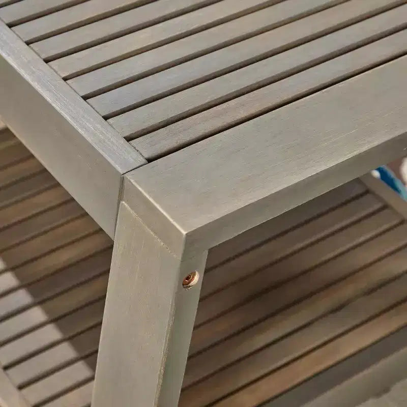 Christopher Knight Home Jela Ensemble de canapé deux places et table basse de patio transitionnel en bois d'acacia avec coussins