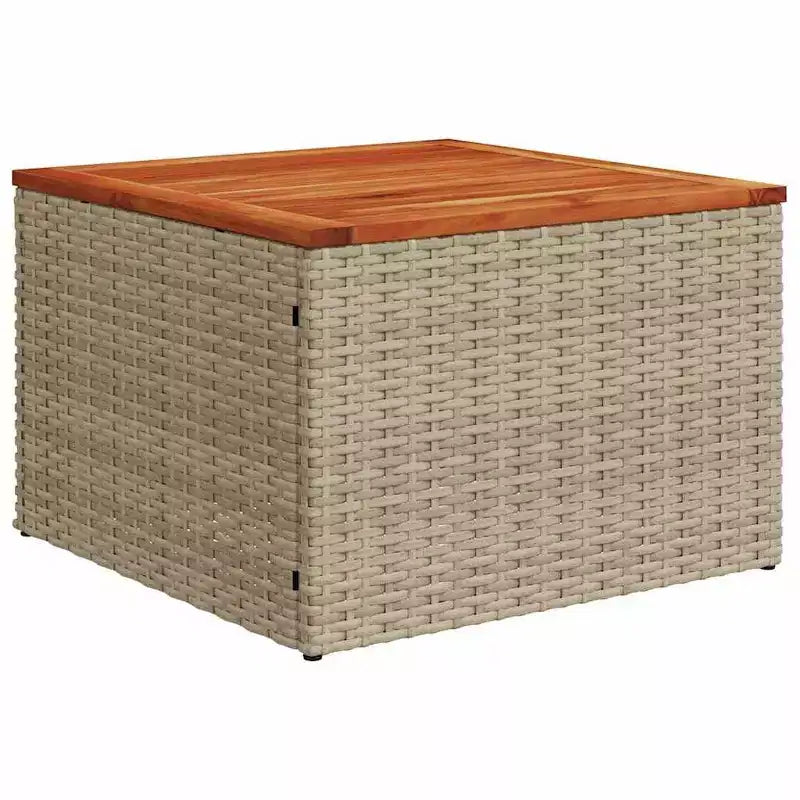 vidaXL Salon de jardin 8 pcs avec coussins résine tressée noir