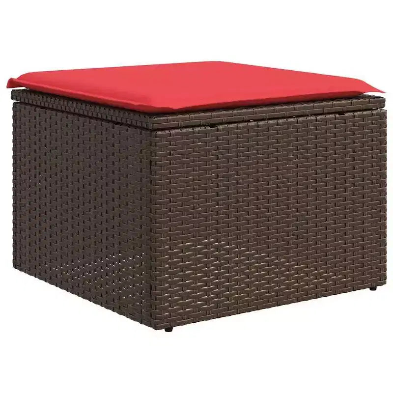 vidaXL Salon de jardin noir