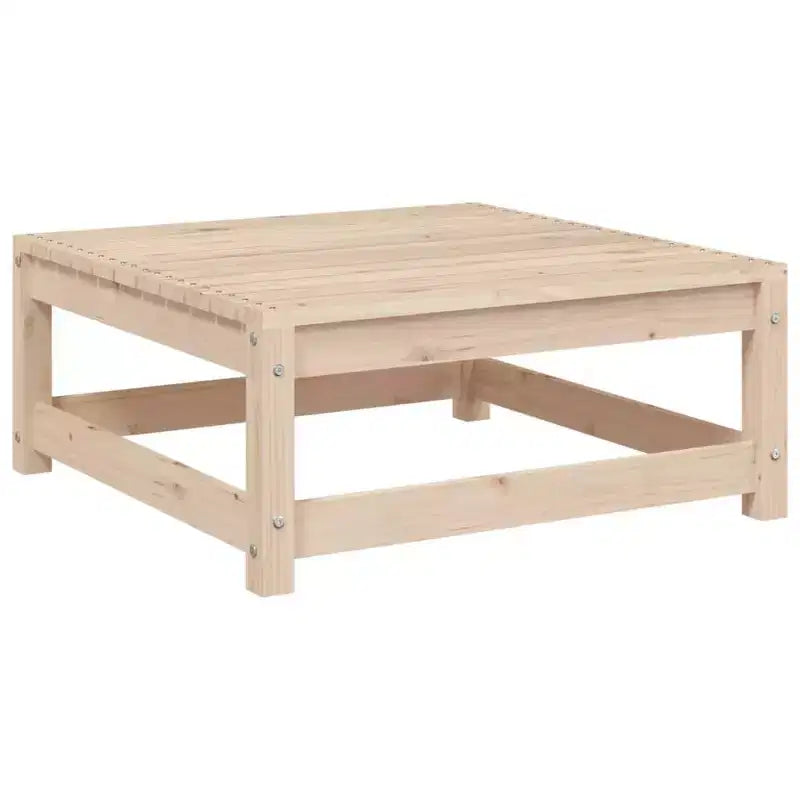 vidaXL Ensemble de canapés de jardin en bois de pin massif naturel, grand modulaire