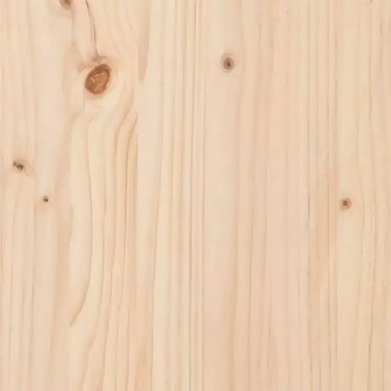 vidaXL Ensemble de canapés de jardin en bois de pin massif Grand canapé d'extérieur modulaire - Pin naturel sans coussin
