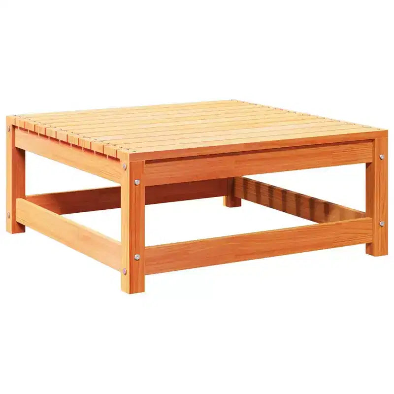vidaXL Ensemble de canapés de jardin en bois de pin massif Grand canapé d'extérieur modulaire - Pin naturel sans coussin