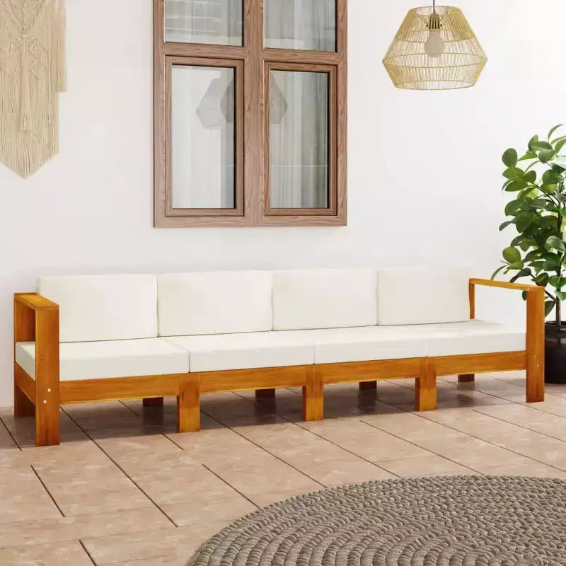 vidaXL Salon de jardin en bois, Bois