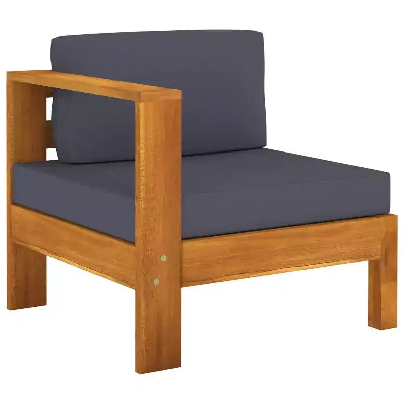 vidaXL Salon de jardin en bois, Bois