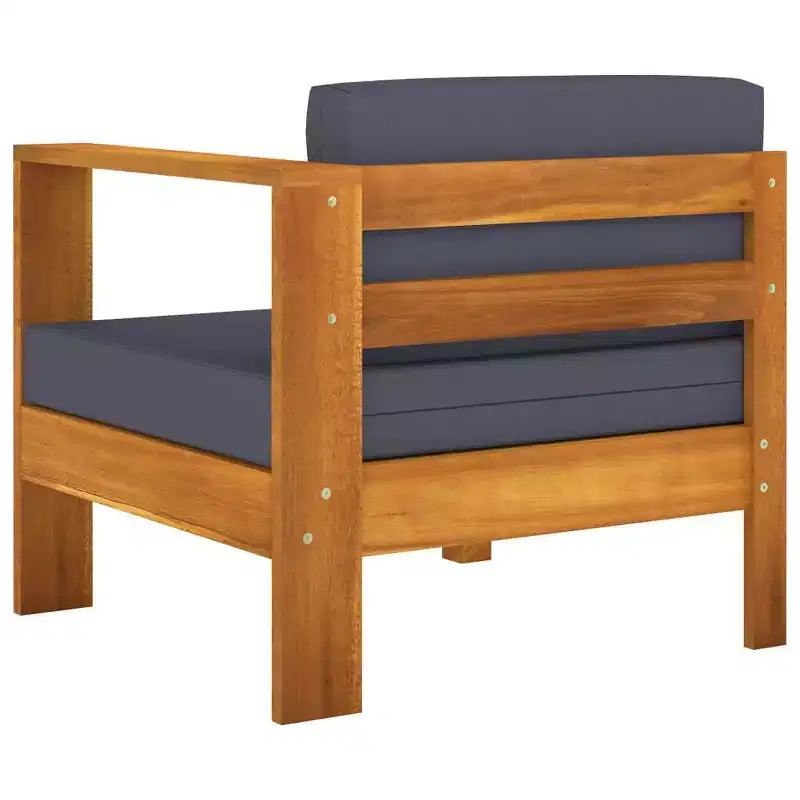 vidaXL Salon de jardin en bois, Bois