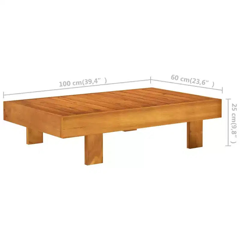 vidaXL Salon de jardin en bois, Bois