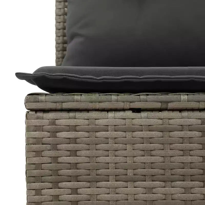 vidaXL Salon de jardin 4 pièces avec coussins en résine tressée, plusieurs coloris et modèles