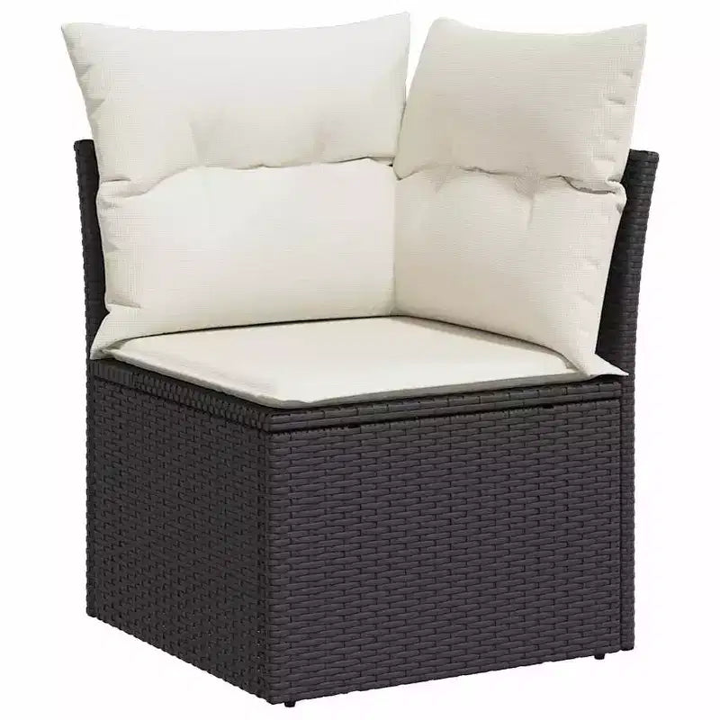 vidaXL Salon de jardin 10 places avec coussins en résine tressée, canapé d'extérieur modulaire, plusieurs couleurs et modèles