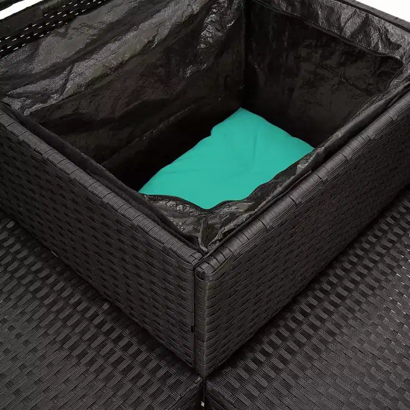vidaXL Canapé de jardin en résine tressée avec matériaux résistants aux UV