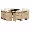 vidaXL Ensemble de salle à manger d'extérieur, 12 pcs