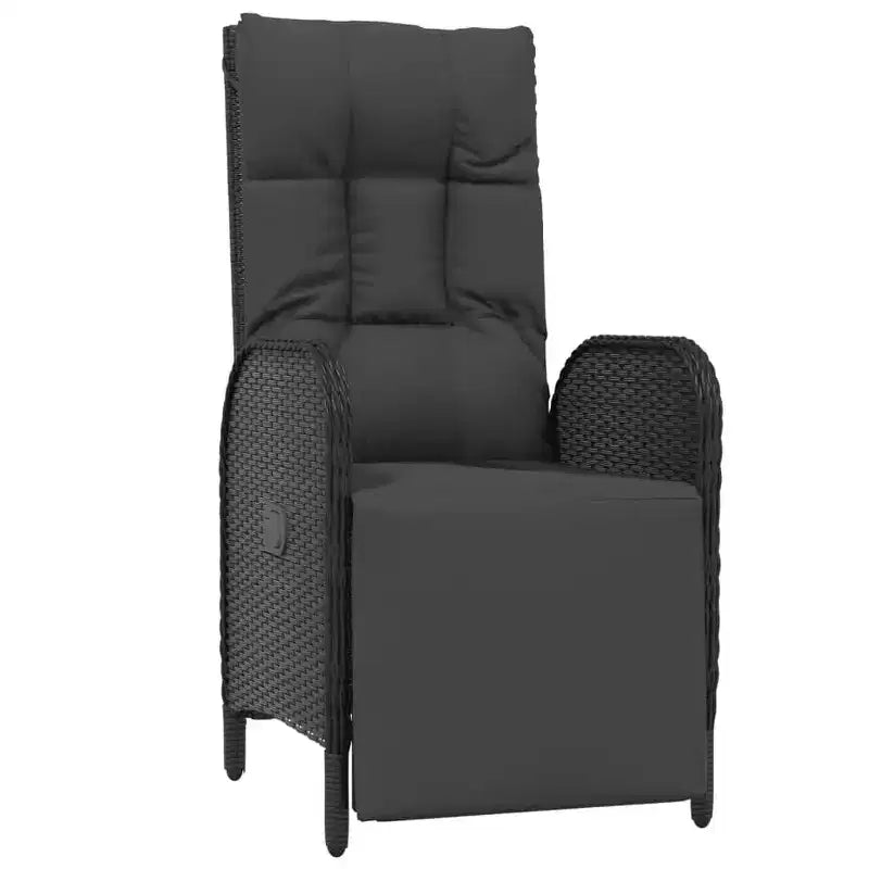 vidaXL Salon de jardin avec coussins en résine tressée
