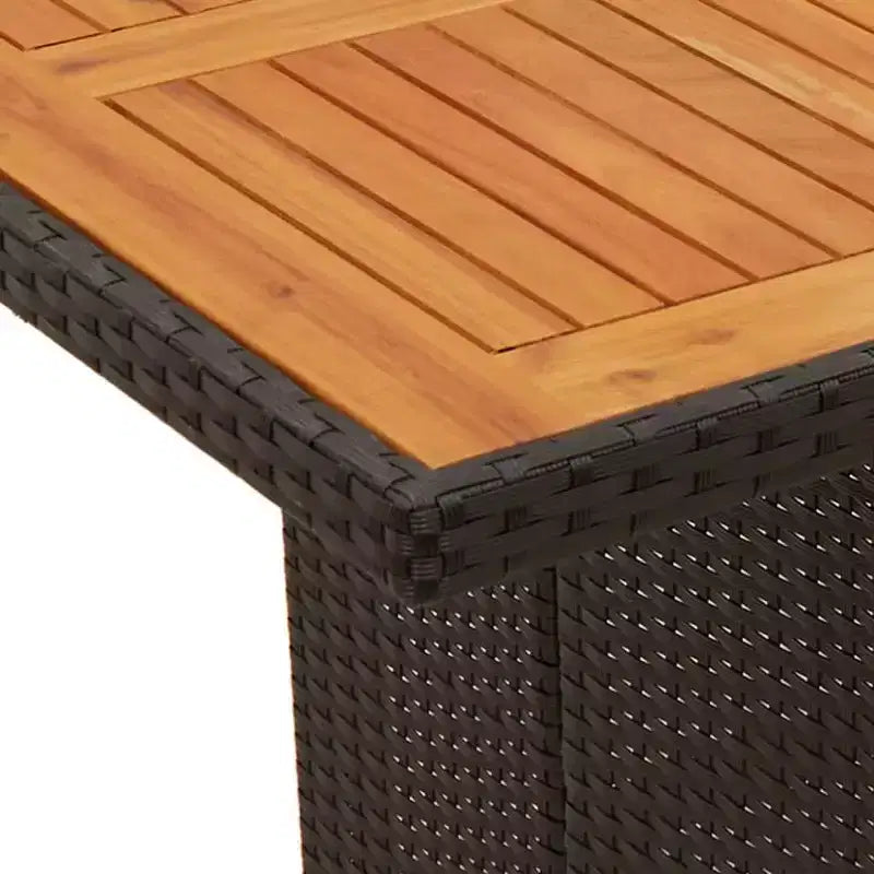 vidaXL Salon de jardin avec coussins en résine tressée