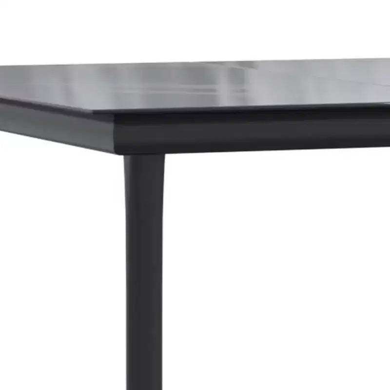 vidaXL Ensemble de salle à manger de jardin moderne avec coussins et verre trempé
