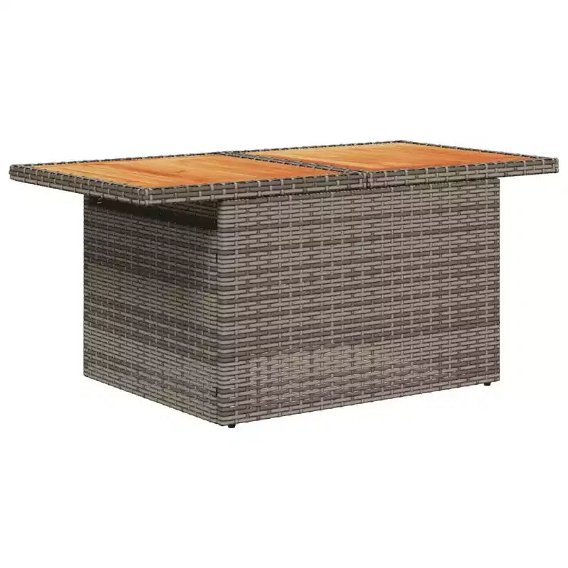 vidaXL Salon de jardin avec coussins - résine tressée