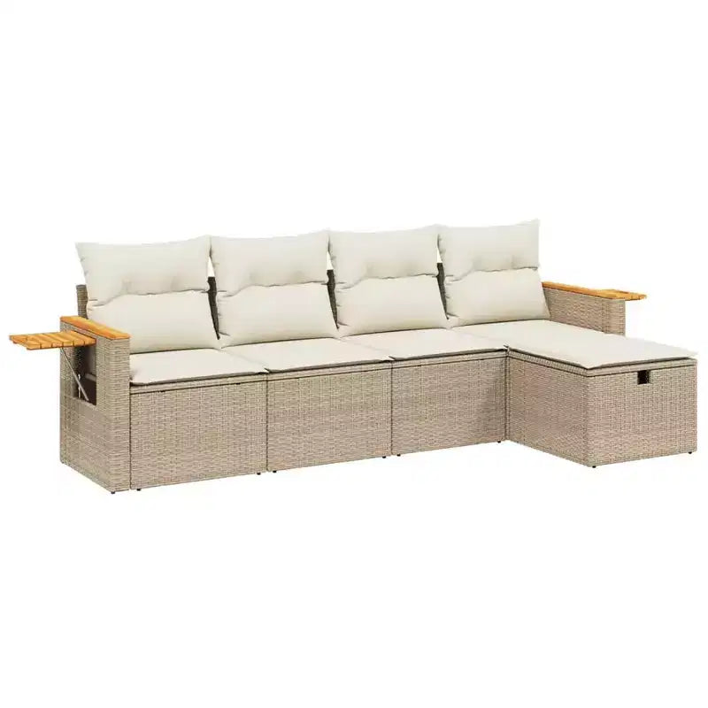 vidaXL Ensemble de canapés de jardin modulaires avec coussins en différentes couleurs