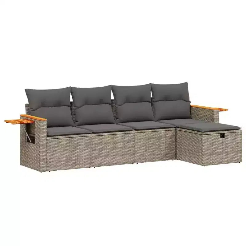 vidaXL Ensemble de canapés de jardin modulaires avec coussins en différentes couleurs