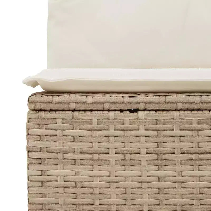 vidaXL Salon de jardin modulable avec coussins