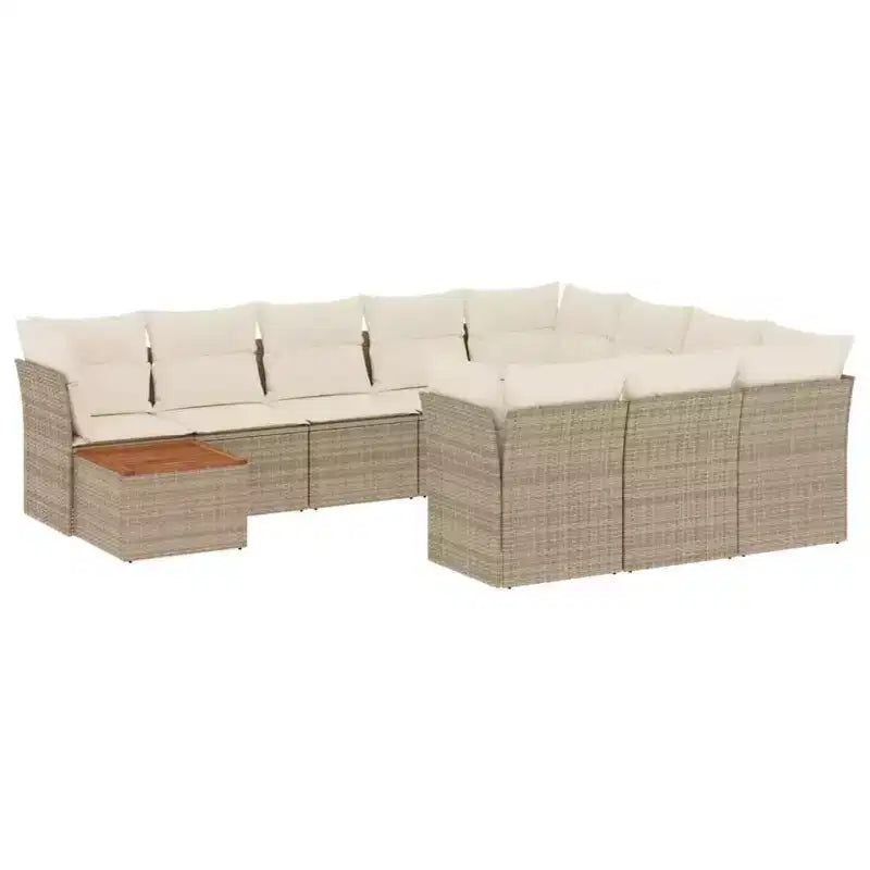 vidaXL Salon de jardin modulable avec coussins