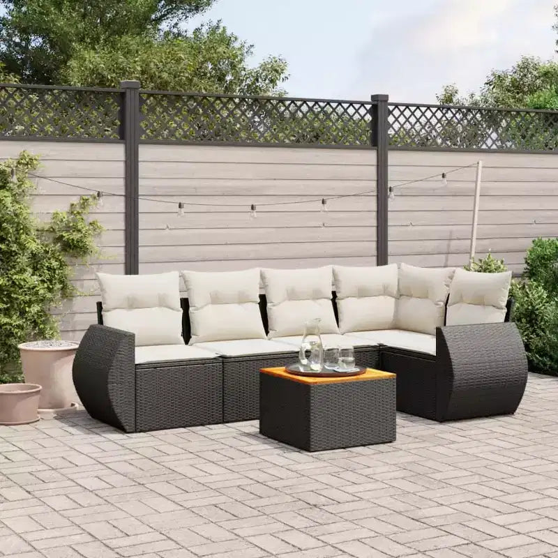 vidaXL Salon de jardin élégant avec coussins – Grand choix de couleurs