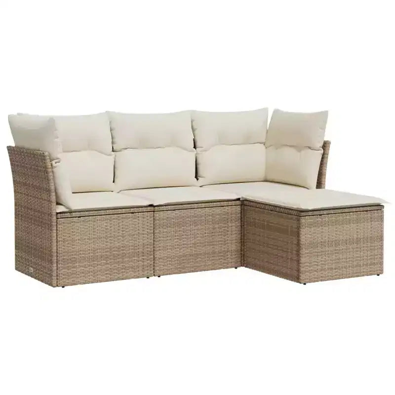 Ensemble de canapés de jardin VidaXL avec coussins, disponible en plusieurs coloris