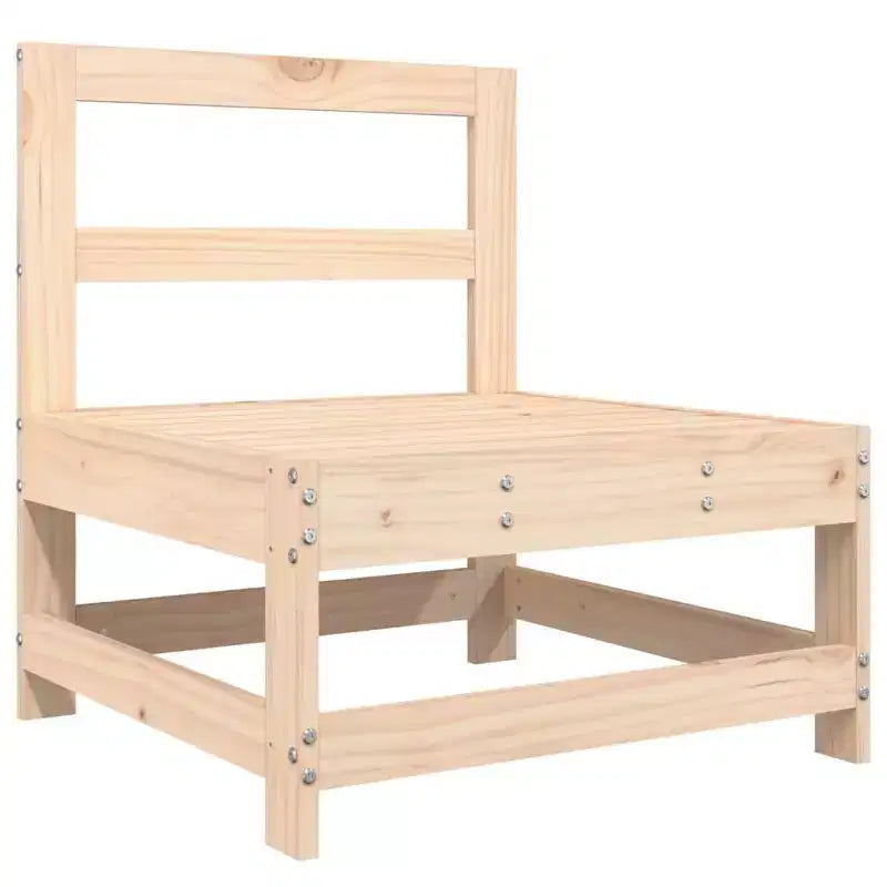vidaXL Salon de jardin Bois de pin massif