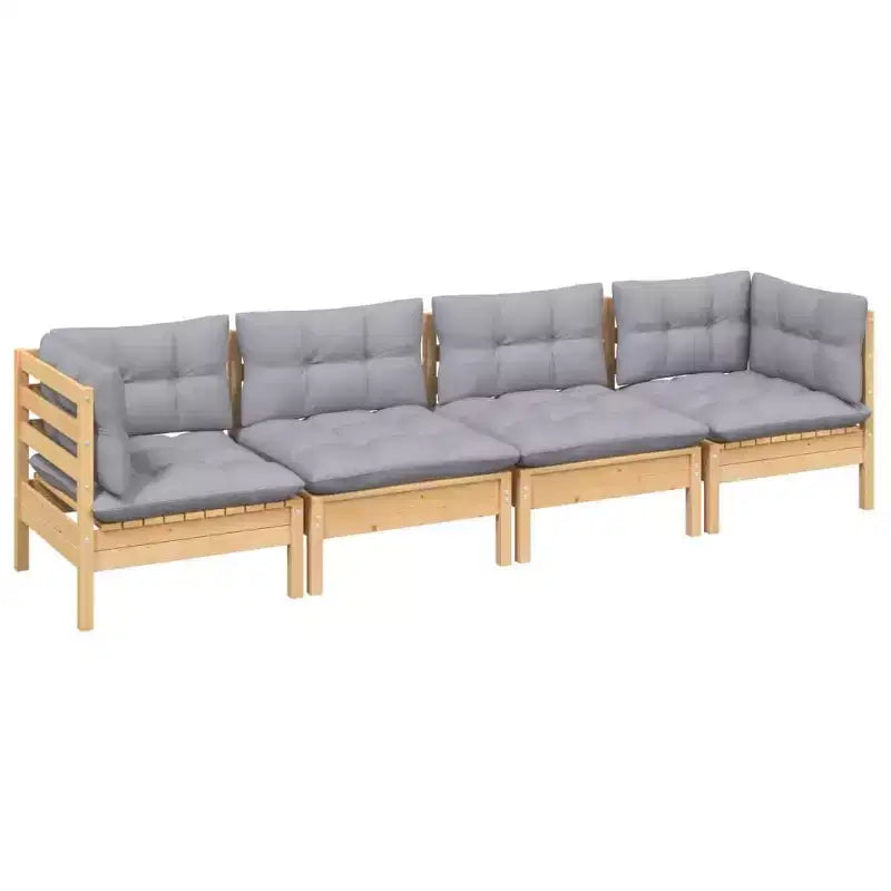 vidaXL Salon de jardin avec coussins en différentes couleurs