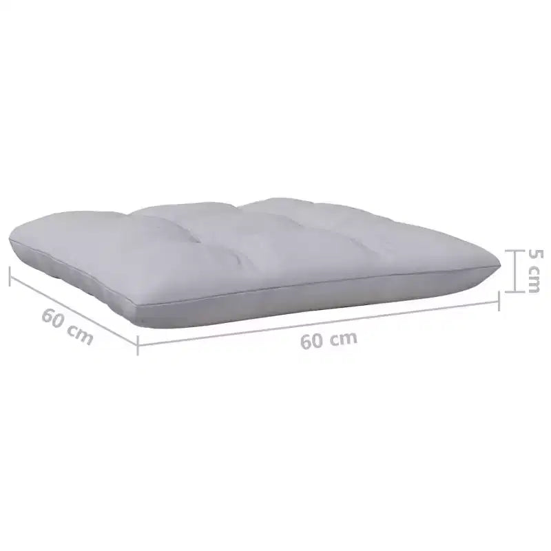 vidaXL Salon de jardin en pin massif avec coussins, multicolore