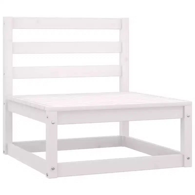 vidaXL Salon de jardin modulable avec coussins - Pin massif et tissu résistant aux intempéries