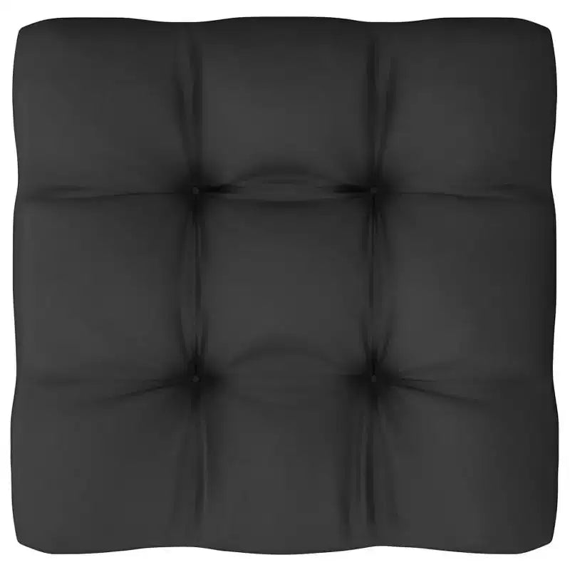 vidaXL Salon de jardin modulable avec coussins - Pin massif et tissu résistant aux intempéries