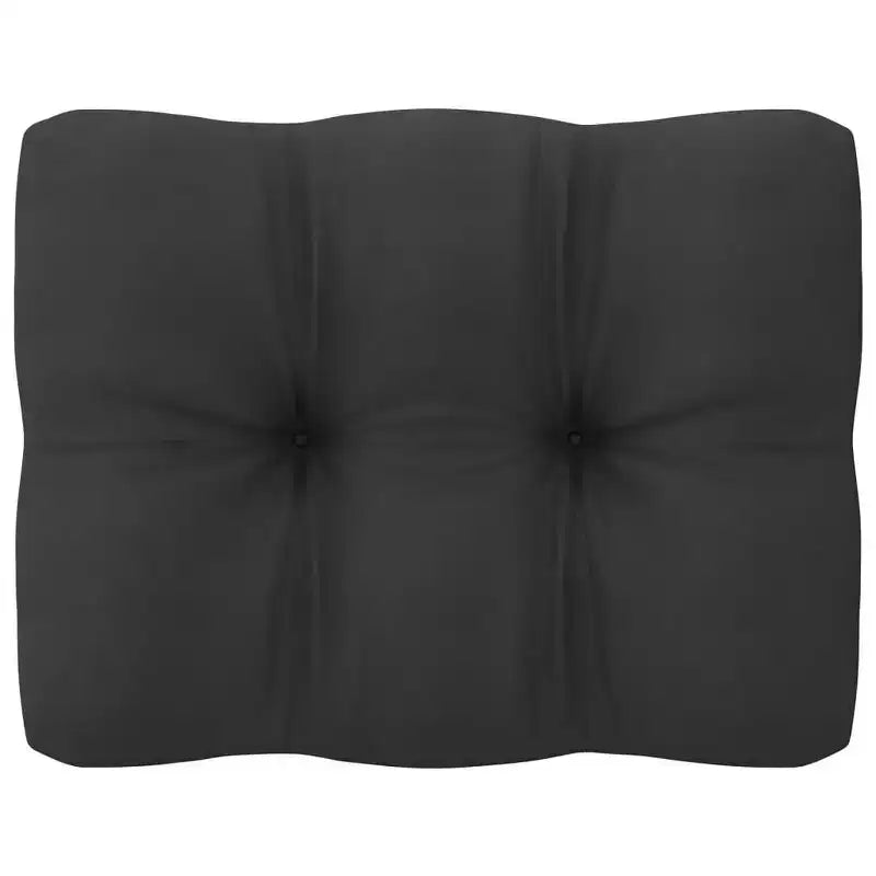 vidaXL Salon de jardin modulable avec coussins - Pin massif et tissu résistant aux intempéries