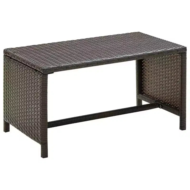 vidaXL Ensemble de canapés Résine tressée, acier revêtu par poudre, polyester Moyen