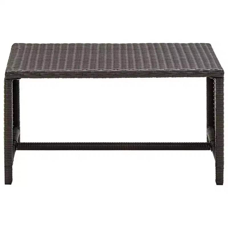 vidaXL Ensemble de canapés Résine tressée, acier revêtu par poudre, polyester Moyen