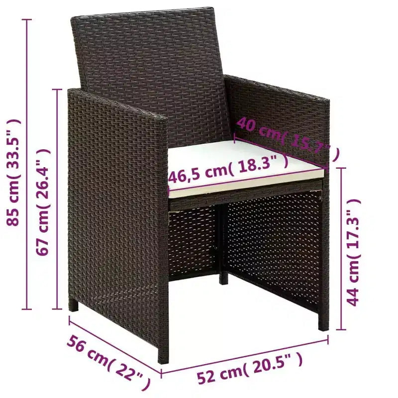 vidaXL Ensemble de canapés Résine tressée, acier revêtu par poudre, polyester Moyen