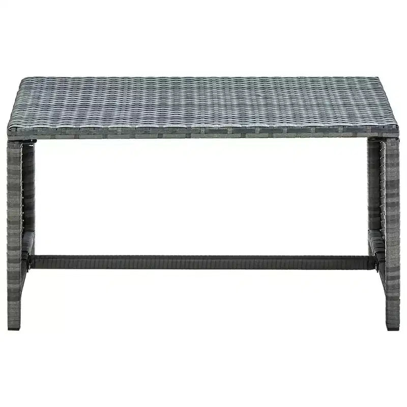 vidaXL Ensemble de canapés Résine tressée, acier revêtu par poudre, polyester Moyen