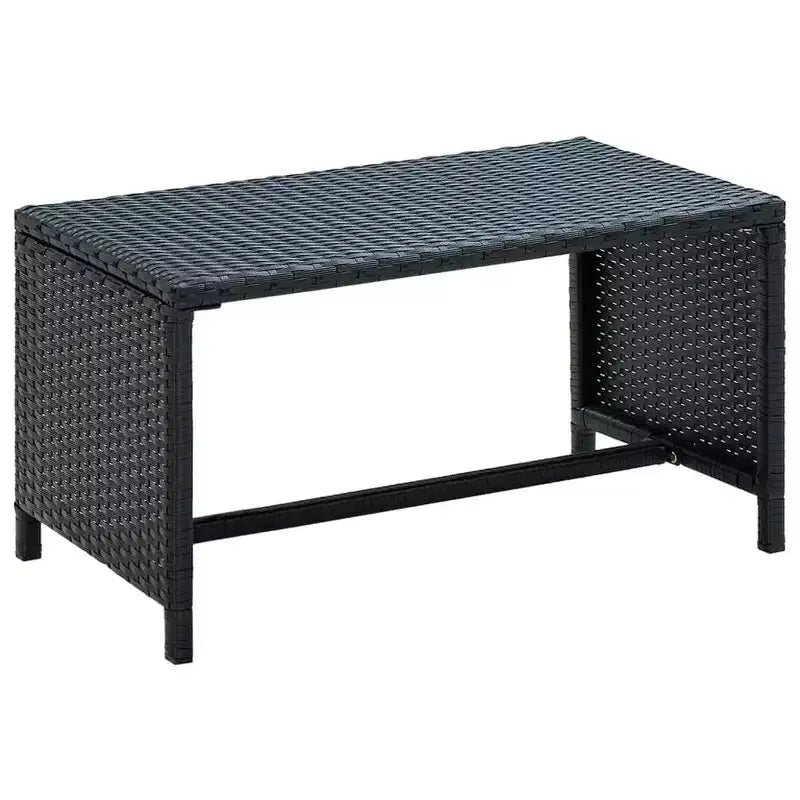 vidaXL Ensemble de canapés Résine tressée, acier revêtu par poudre, polyester Moyen