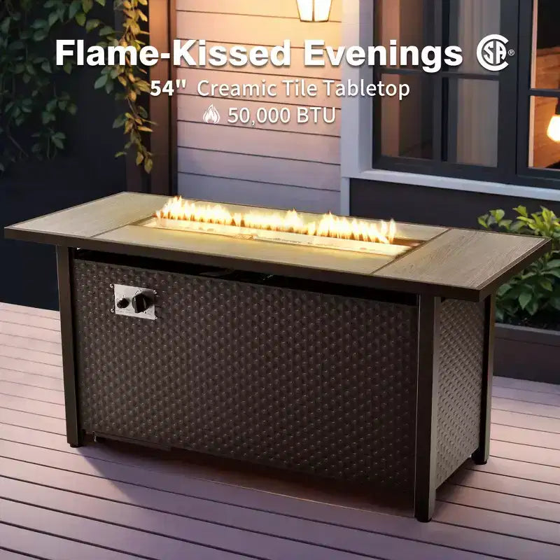 Ensemble de meubles de patio HOMLUX 8 pièces pour conversation extérieure