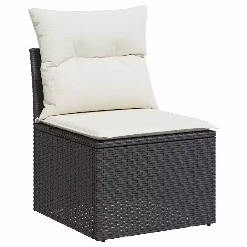 vidaXL Salon de jardin moderne avec coussins de diverses couleurs