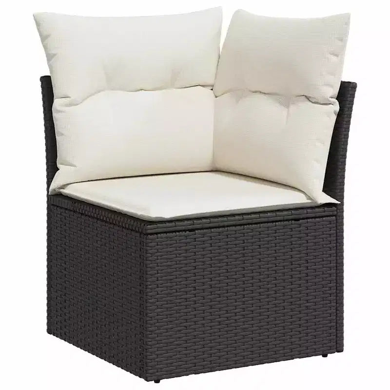 vidaXL Salon de jardin moderne avec coussins de diverses couleurs