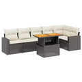 vidaXL Salon de jardin moderne avec coussins de diverses couleurs