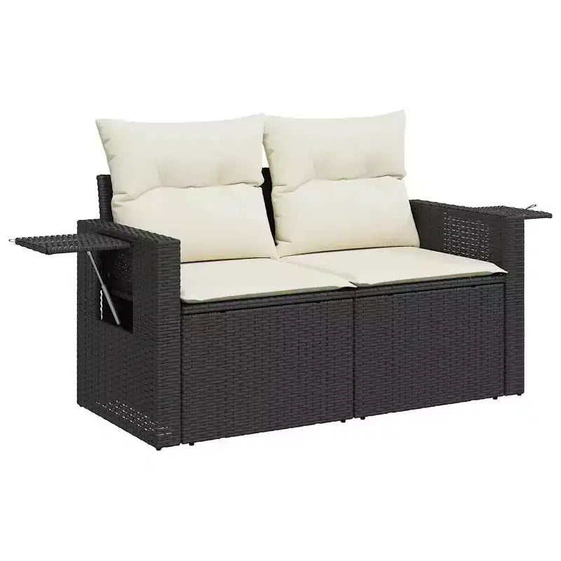 vidaXL Salon de jardin modulaire élégant avec coussins de différentes couleurs