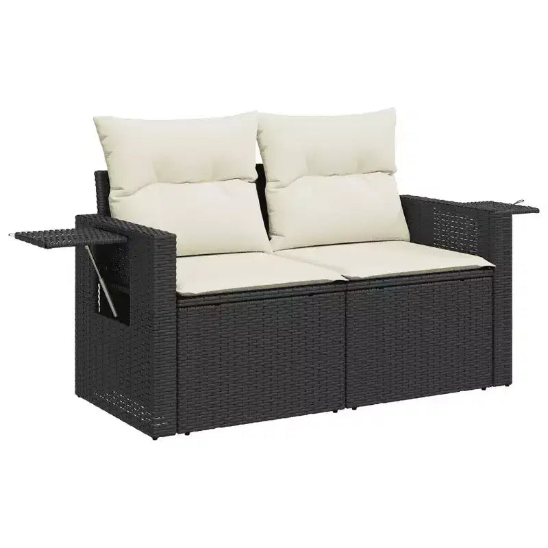 vidaXL Salon de Jardin Modulable en Résine Tressée