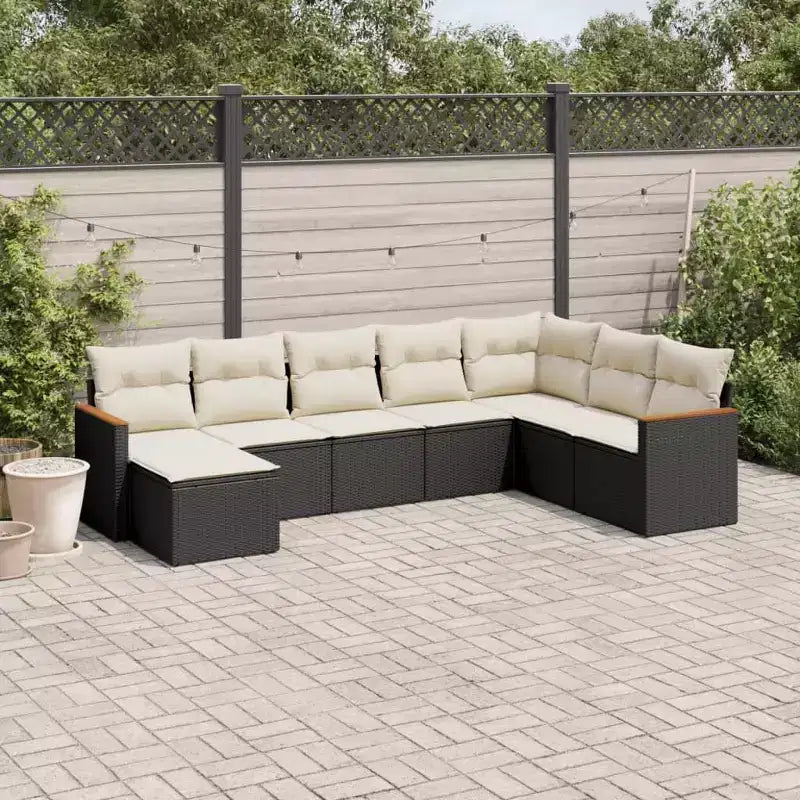 vidaXL Salon de jardin avec coussins – Modulable et disponible en plusieurs coloris
