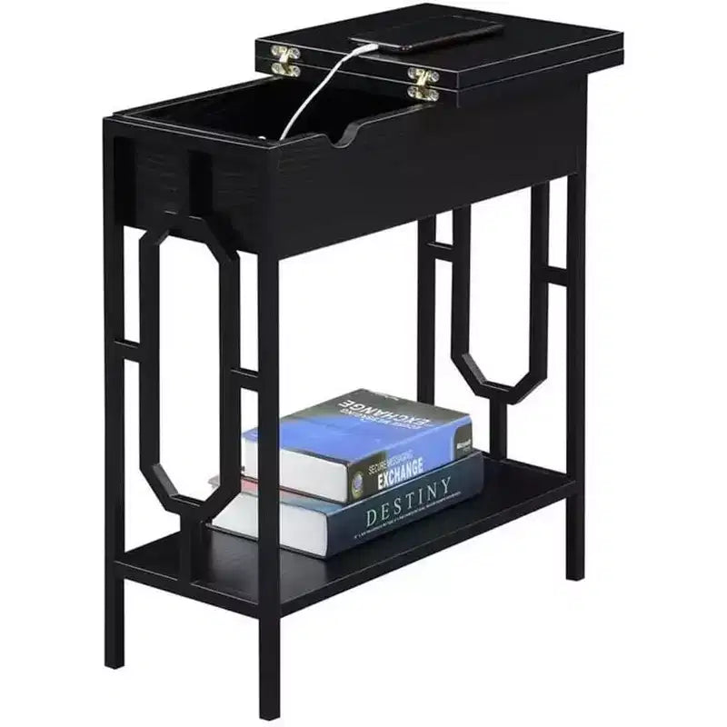 HomeStock Rectangle Metal Table Top End Table 1 -piece