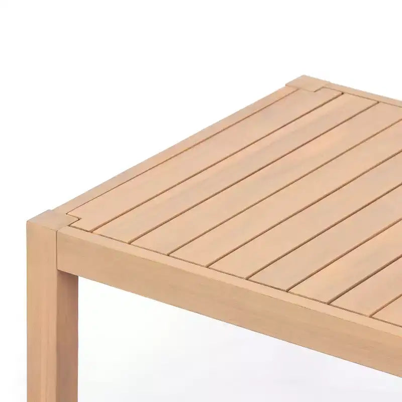 Christopher Knight Home Phanupong Salon de jardin moderne 3 pièces en bois d'acacia avec tressage en corde et design à lattes