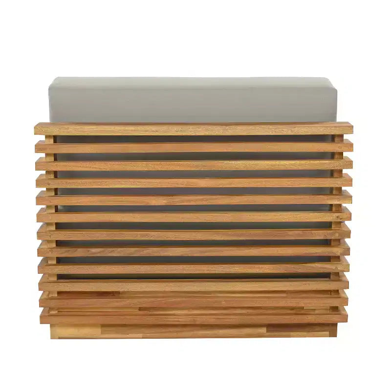 Christopher Knight Home Nolan Ensemble de conversation de patio moderne 3 pièces en bois d'acacia avec fauteuils club surdimensionnés et table d'appoint