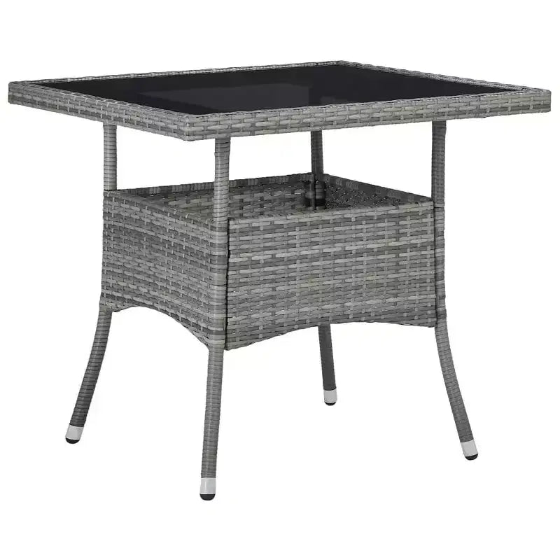 vidaXL Ensemble de salle à manger gris et marron